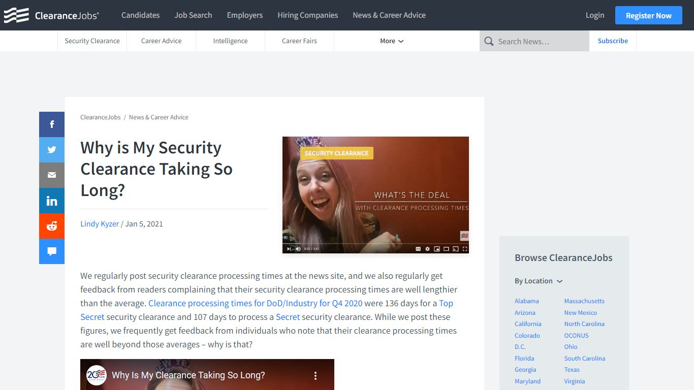 Why is My Security Clearance Taking So Long? - ClearanceJobs